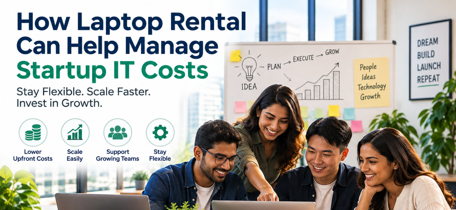 How Laptop Rental Can Help Manage Startup IT Costs