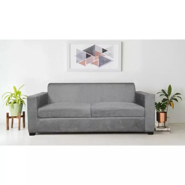 Sofa Set Three Seater on Rent (Grey)