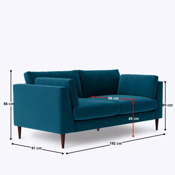 Zolce 3 Seater Sofa - 75.5"