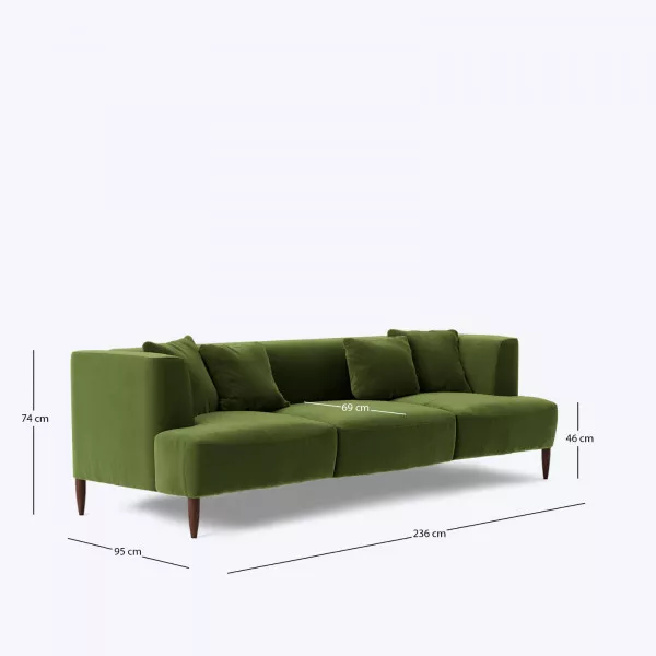 Cezmo 4 Seater Sofa - 93" for rent