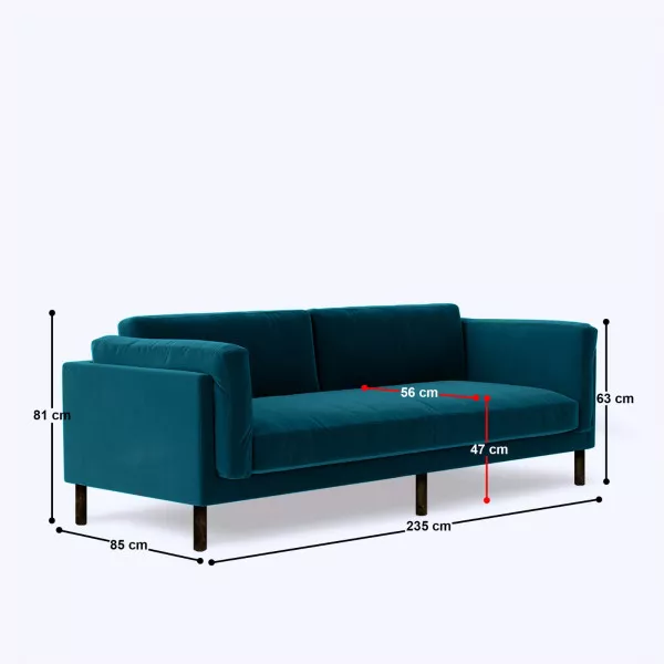 Orficca 4 Seater Sofa - 94"