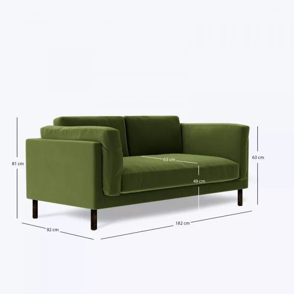 Orficca Large 2 Seater Sofa - 72"
