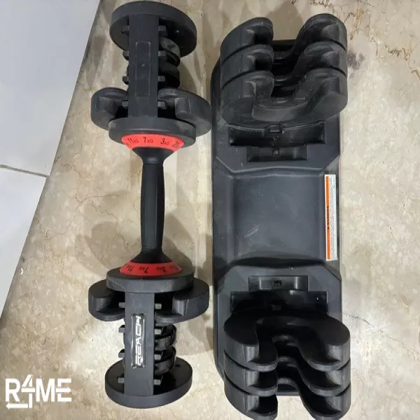 Reach Adjustable Iron Dumbbell