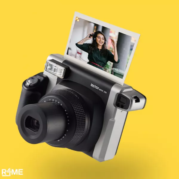Fujifilm INSTAX Wide 300 Instant Film Camera, Black