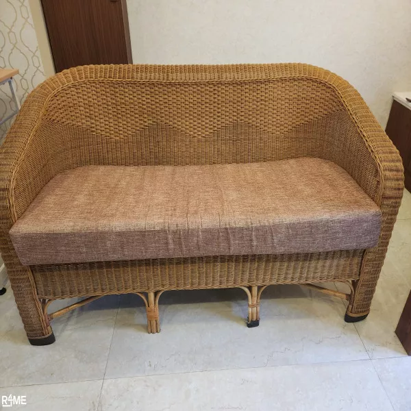 3 Seater Cane Sofa with Seating for rent