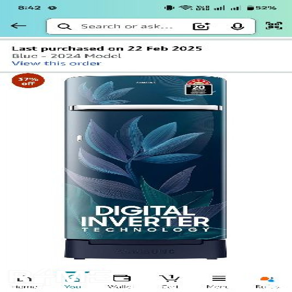 Samsung 215 L, 5 Star, Digital Inverter, Direct-Cool Single Door Refrigerator on rent