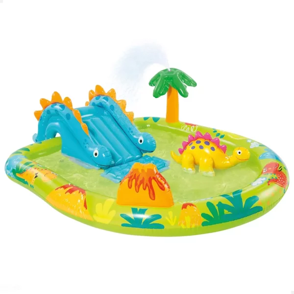 Little Dino themed inflatable swimming pool on rent