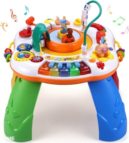 Learning multi activity table with sounds and  music