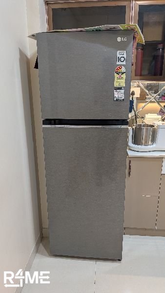 LG 343L Double Door Refrigerator on rent