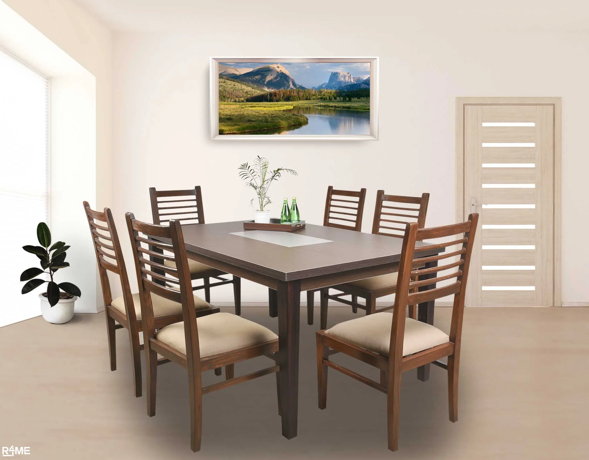 Avena 6 Seater Dining Table on rent