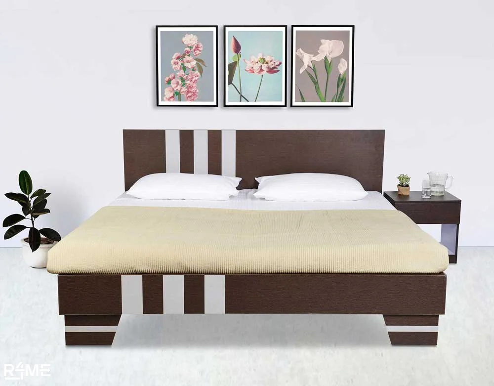 Avena King  Storage Bed with Mattress and Side table