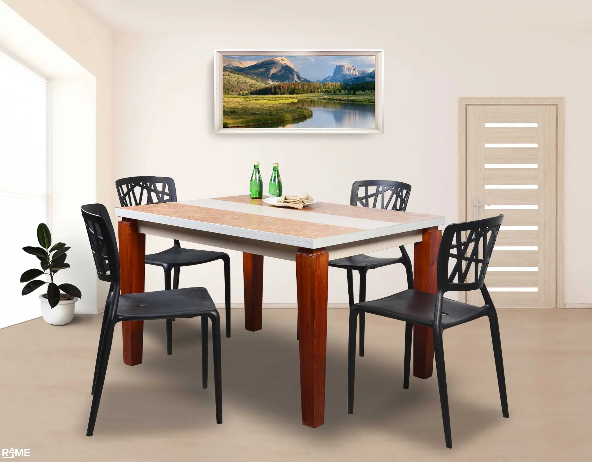 Burl Dining Table