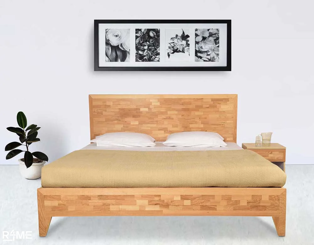 Esplanade King size bed with mattress and side table