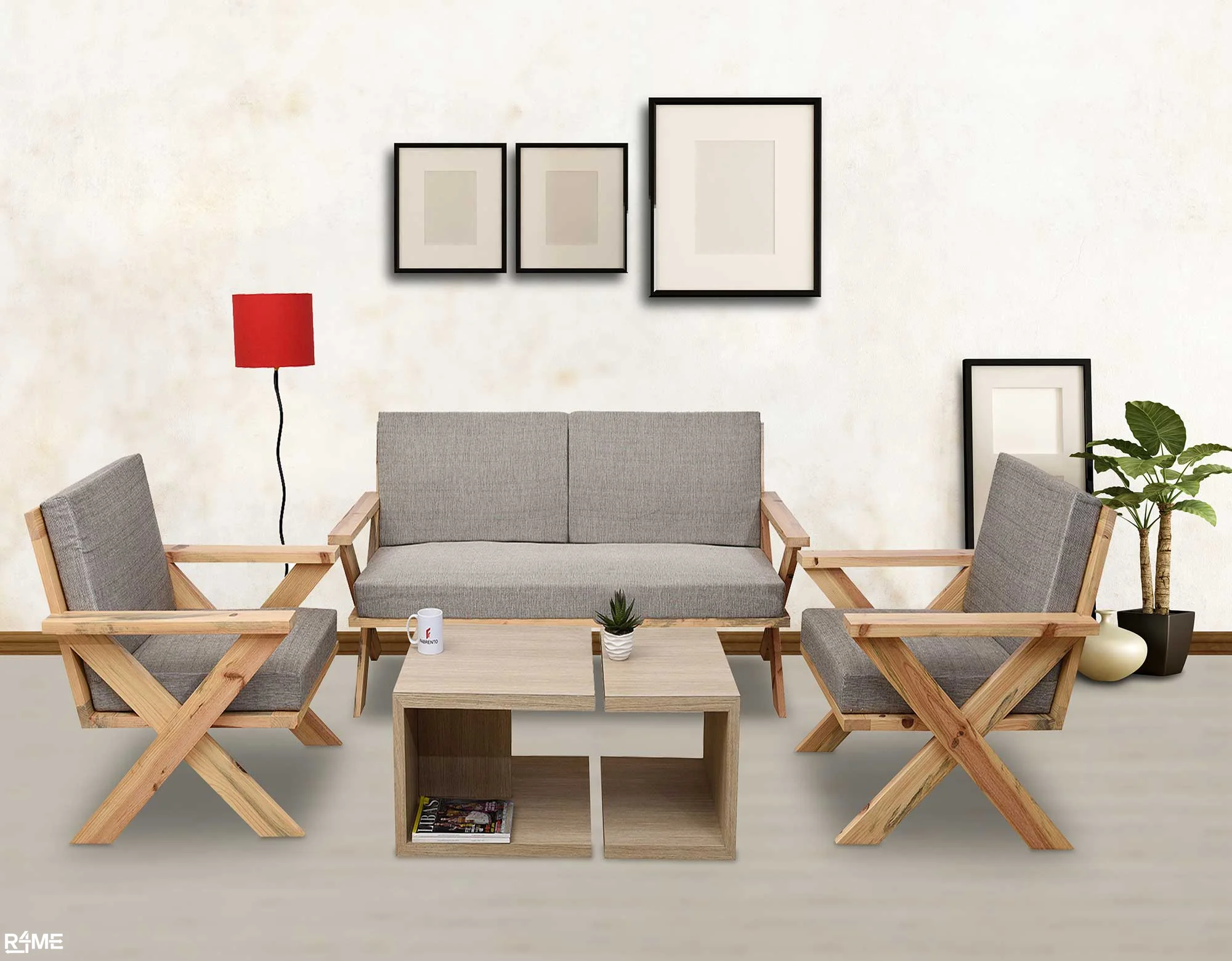 Greywood 3+1+1 Sofa Set