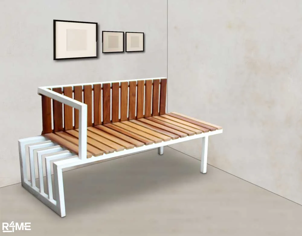 In And Out 3 Seater Bench Type Sofa