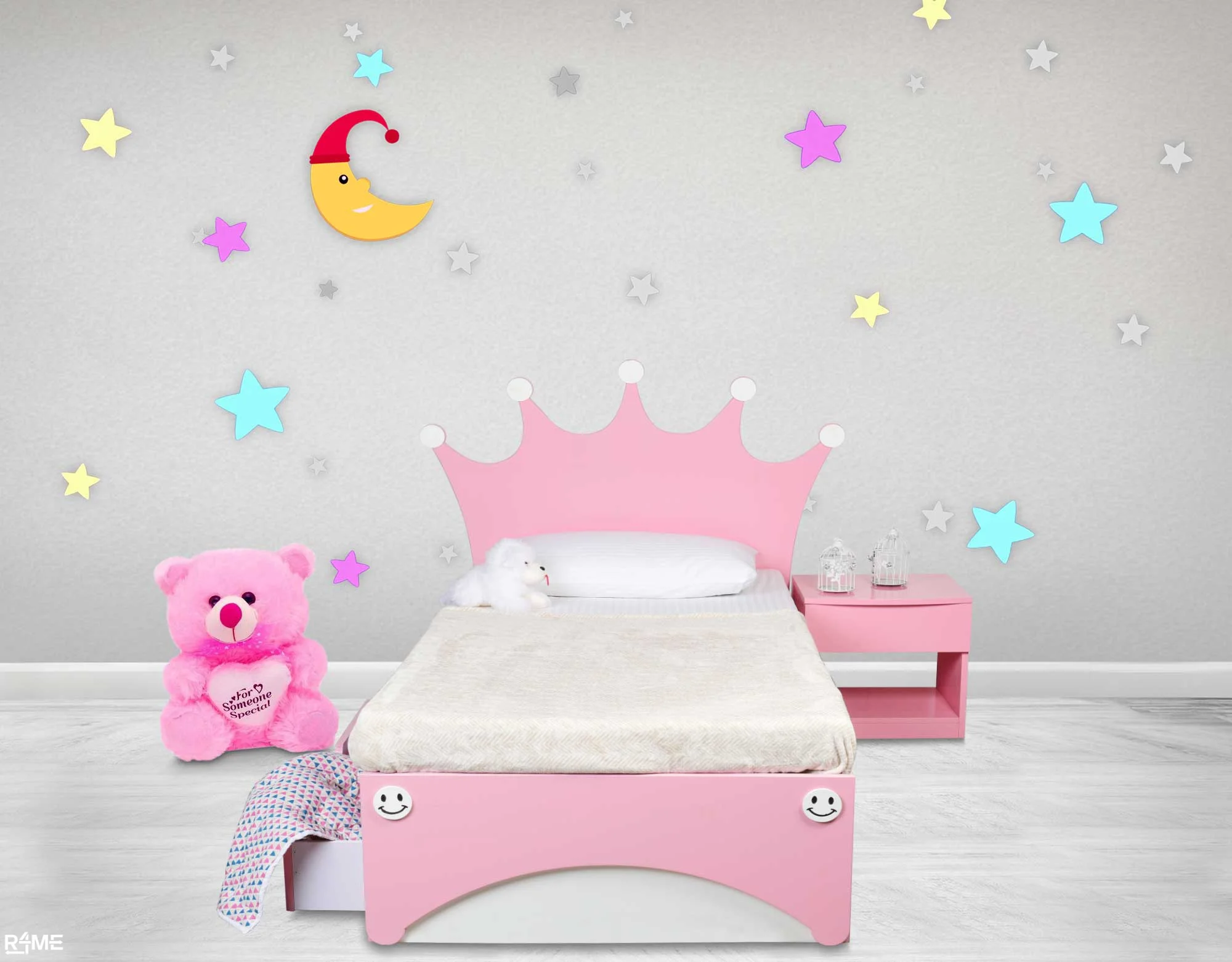 Kids' Princess Crown Bed