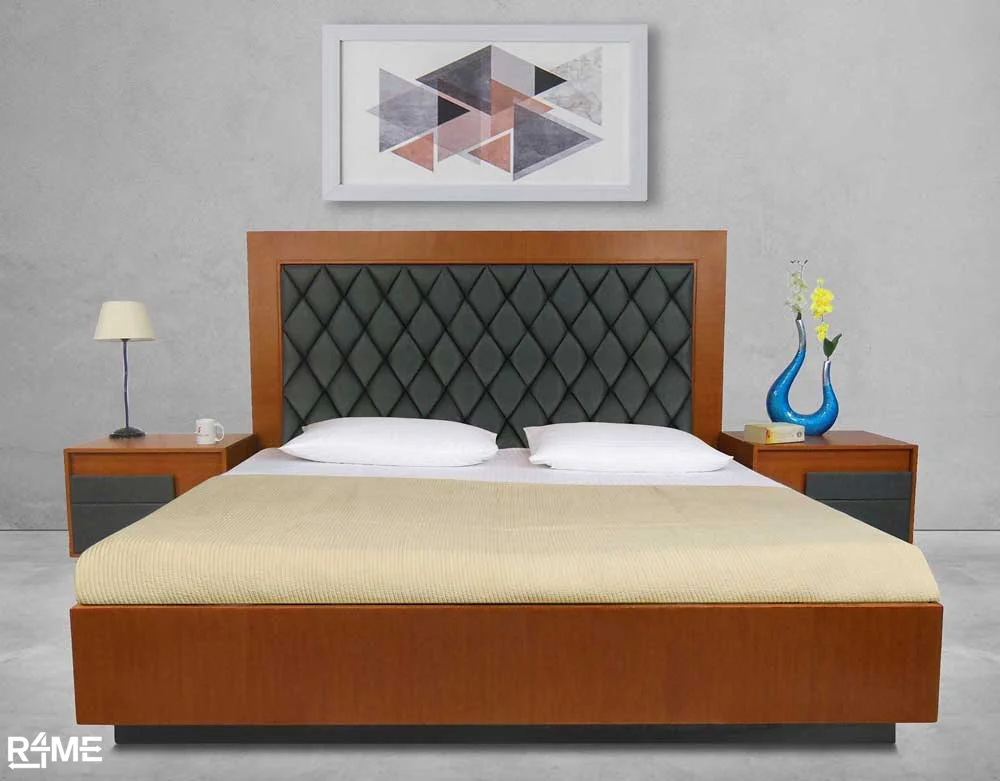 Regal King size bed with Mattress and Side Tables