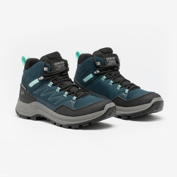 Quechua MH-100 waterproof trekking/hiking shoes Women-mid ankle on rent
