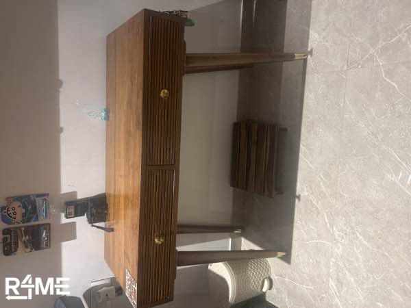wooden study table on rent