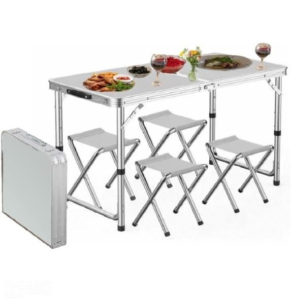 camping table with 4 stools on rent